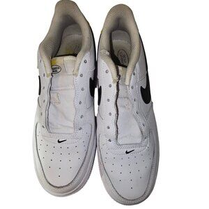 Nike AF1 DM0983-100 Size 6.5Y Have a Nike Day White Black and Yellow Graphics